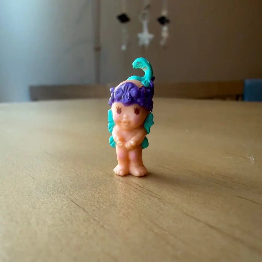 vintage 1990s Fairy Winkles (or Wee Winkles) mini figurine made by Kenner